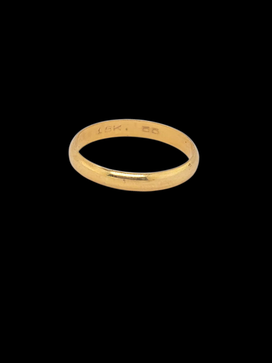 18ct yellow gold wedding ring
SKU: 8356