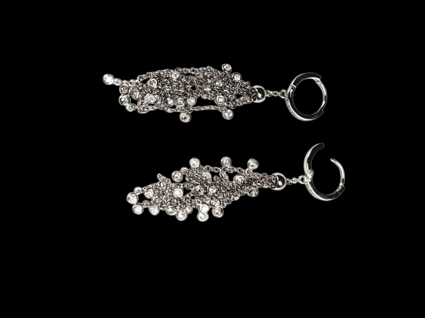 Diamond tassel drop earrings
SKU: 8374