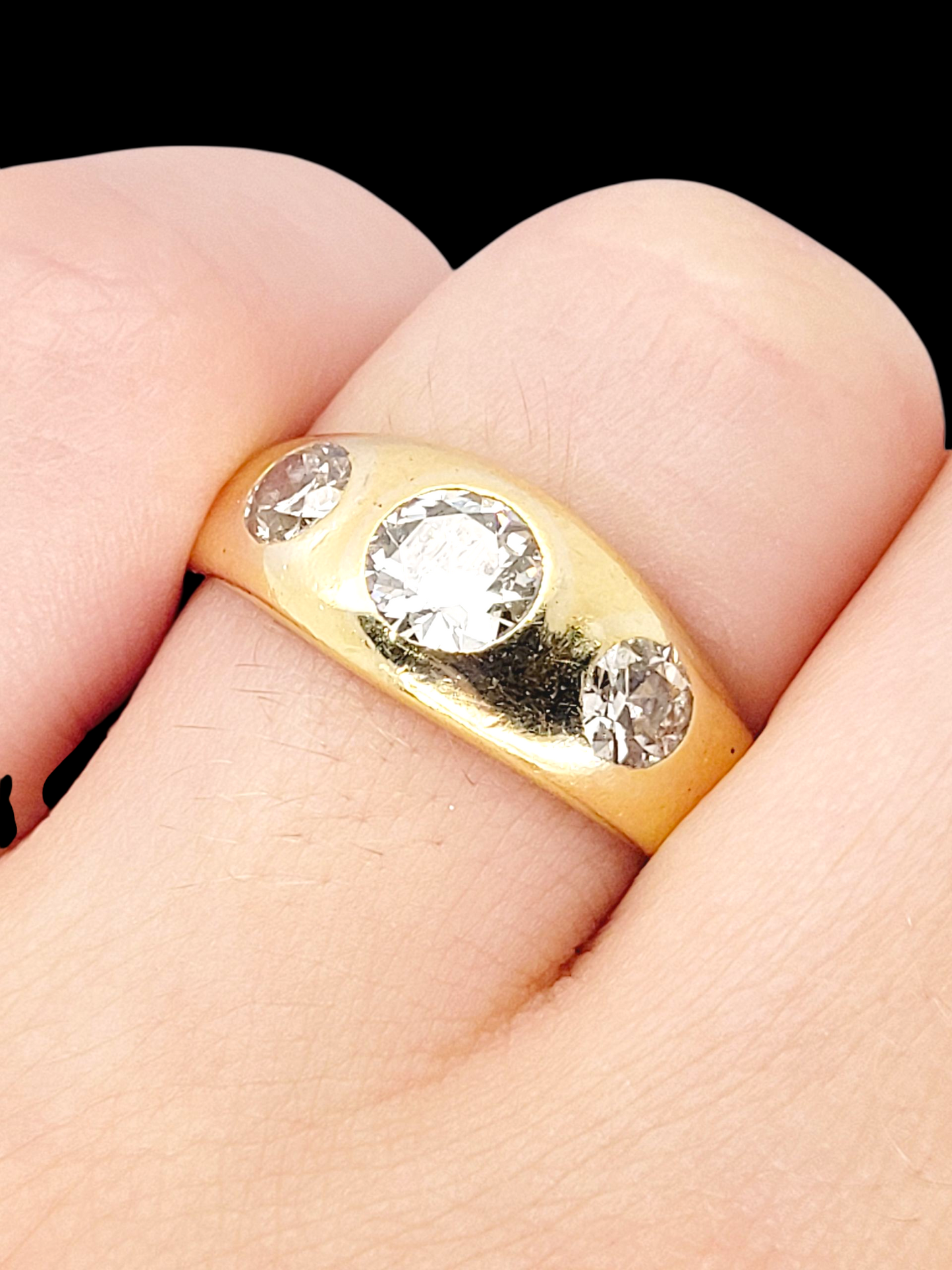 Gypsy old cut diamond ring
SKU: 8394