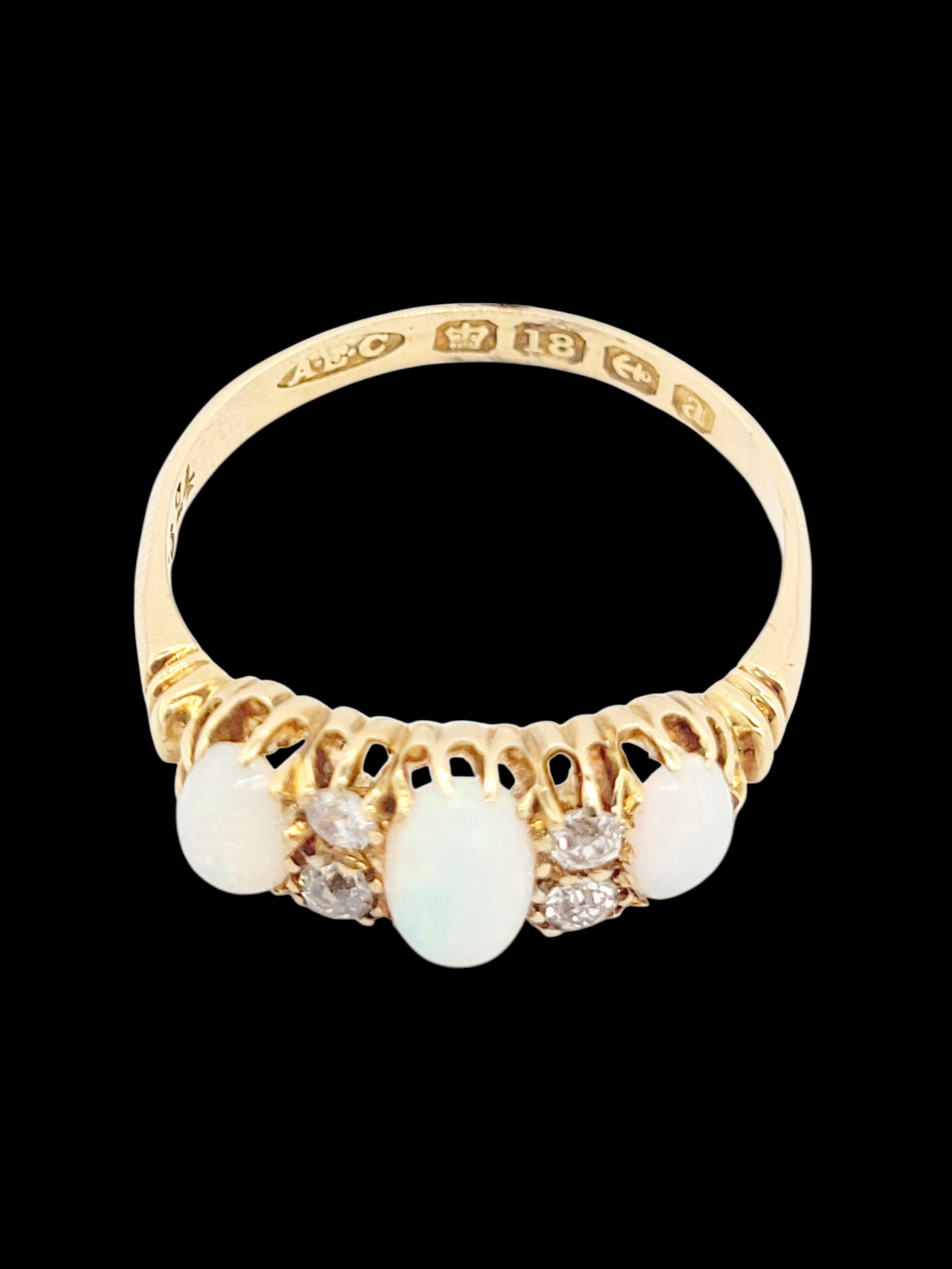 Antique opal and diamond ring
SKU: 8395