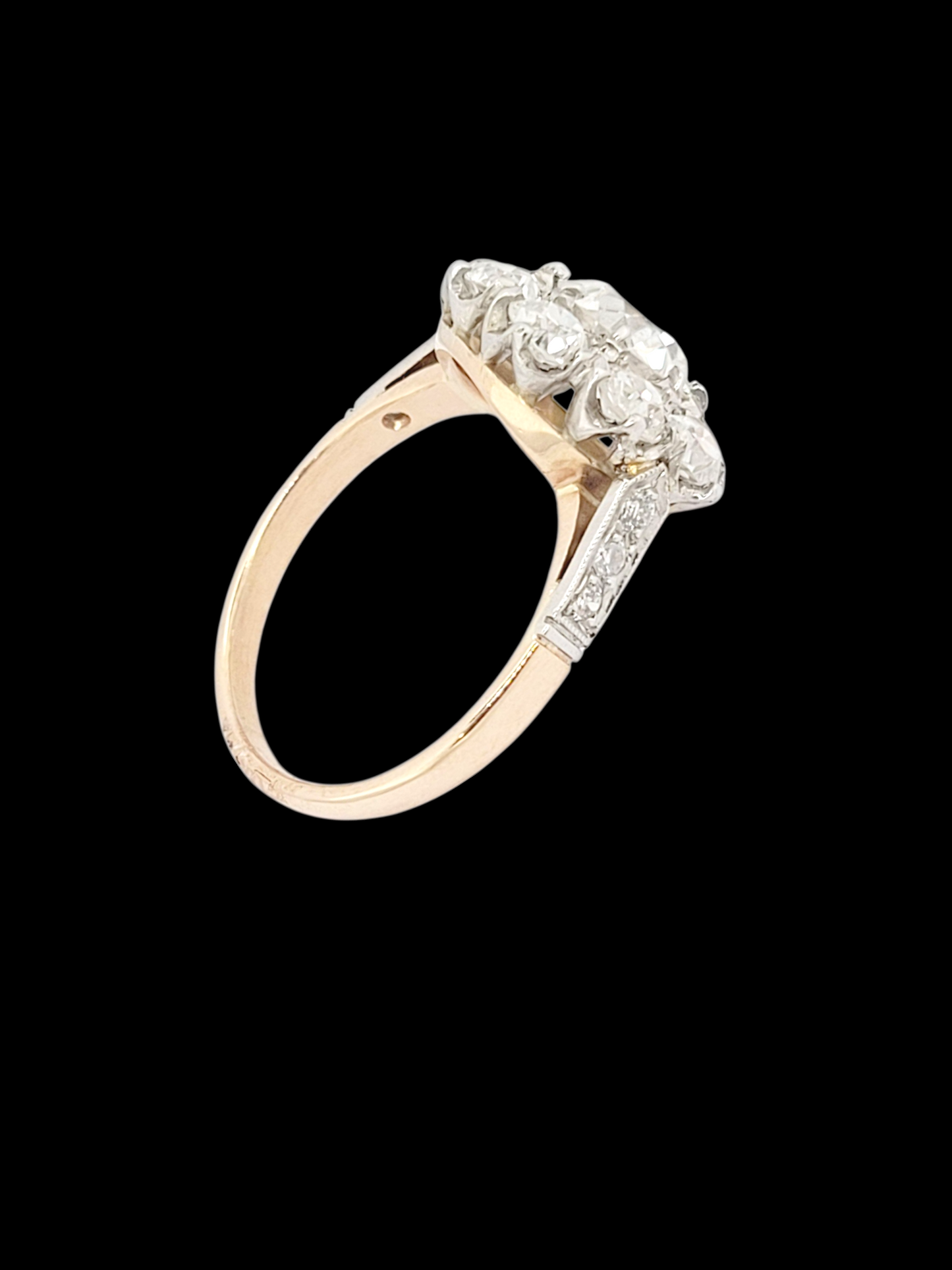Antique diamond cluster engagement ring
SKU: 8398