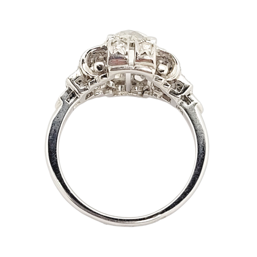 Cool art deco old mine cut diamond ring
SKU: 6869