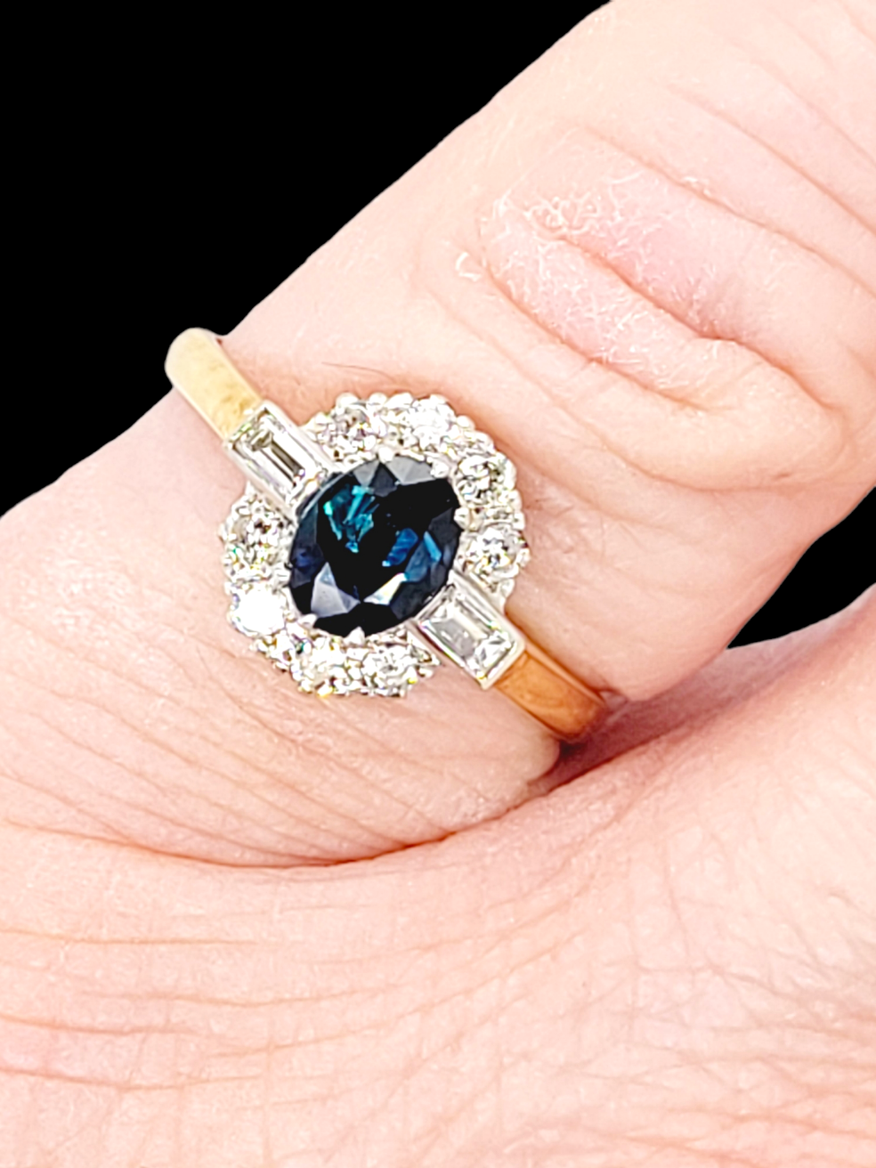 Vintage sapphire and diamond cluster ring
SKU: 6517