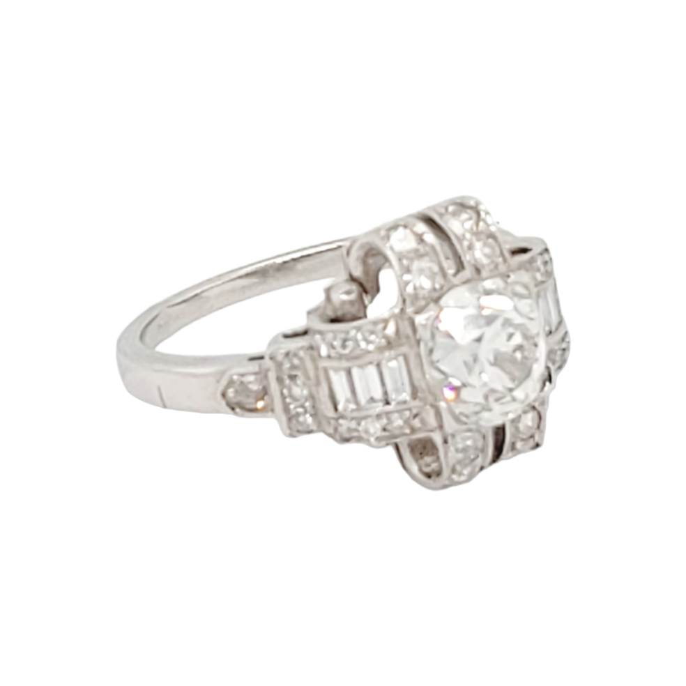 Cool art deco old mine cut diamond ring
SKU: 6869