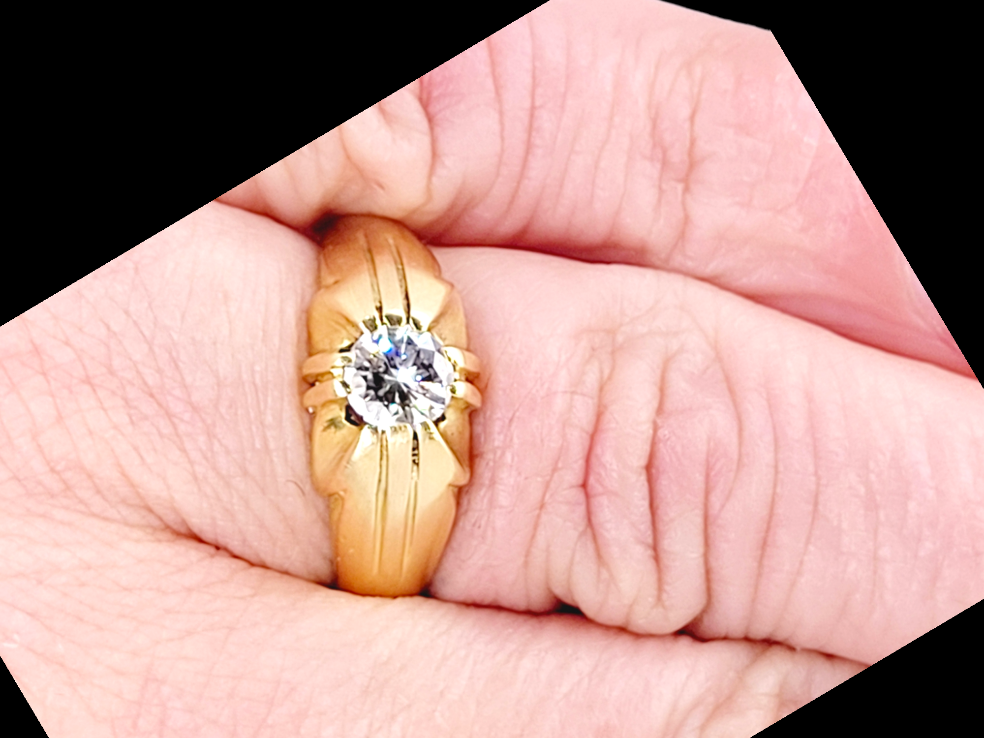 Gentleman's Diamond gypsy set ring
SKU: 6547