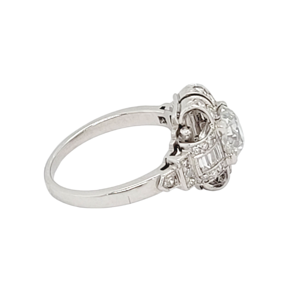 Cool art deco old mine cut diamond ring
SKU: 6869