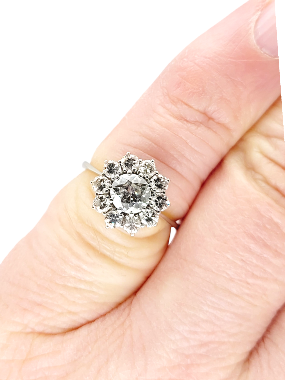Vintage diamond cluster engagement ring
SKU: 6943