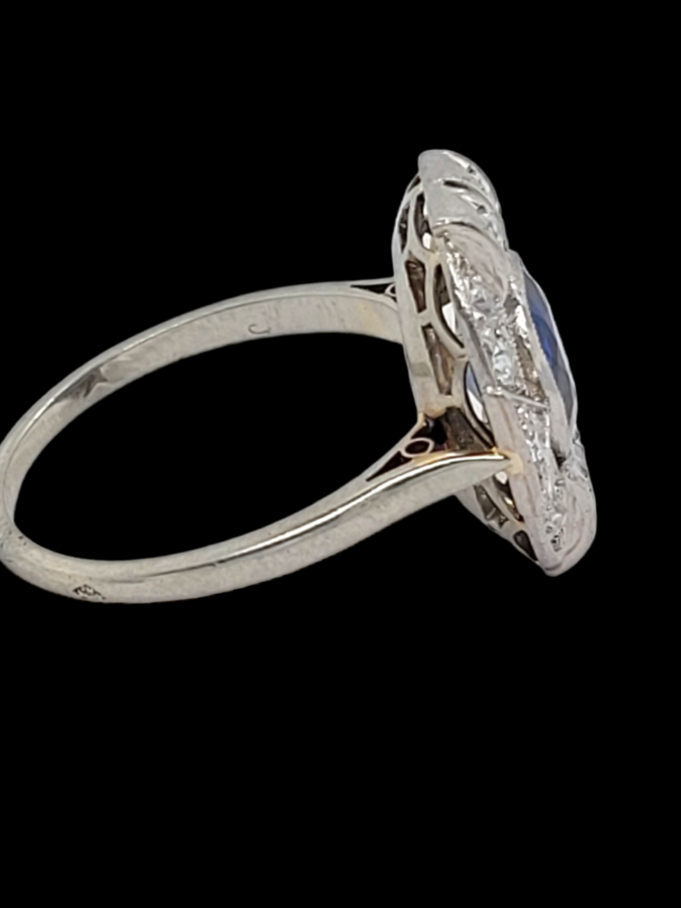 Art Deco sapphire and diamond panel ring
SKU: 6440