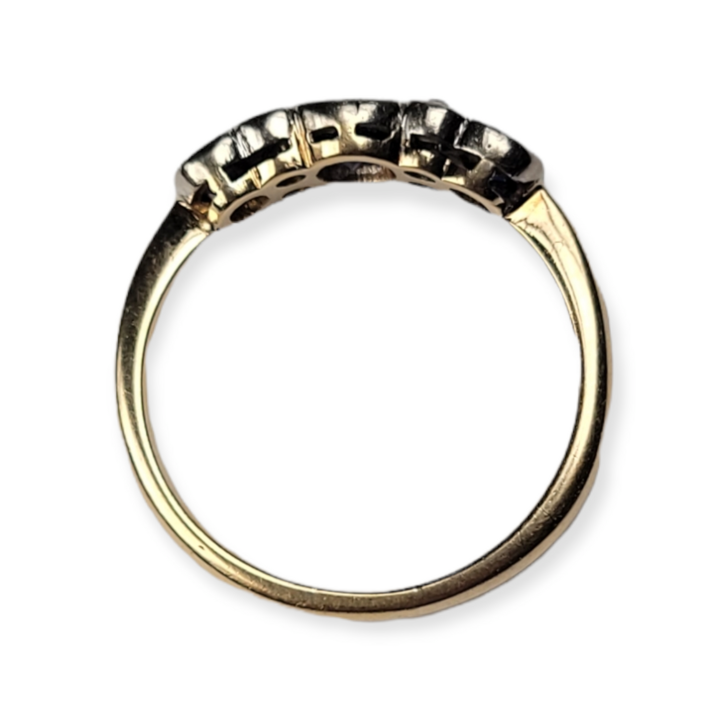 Antique sapphire and diamond ring