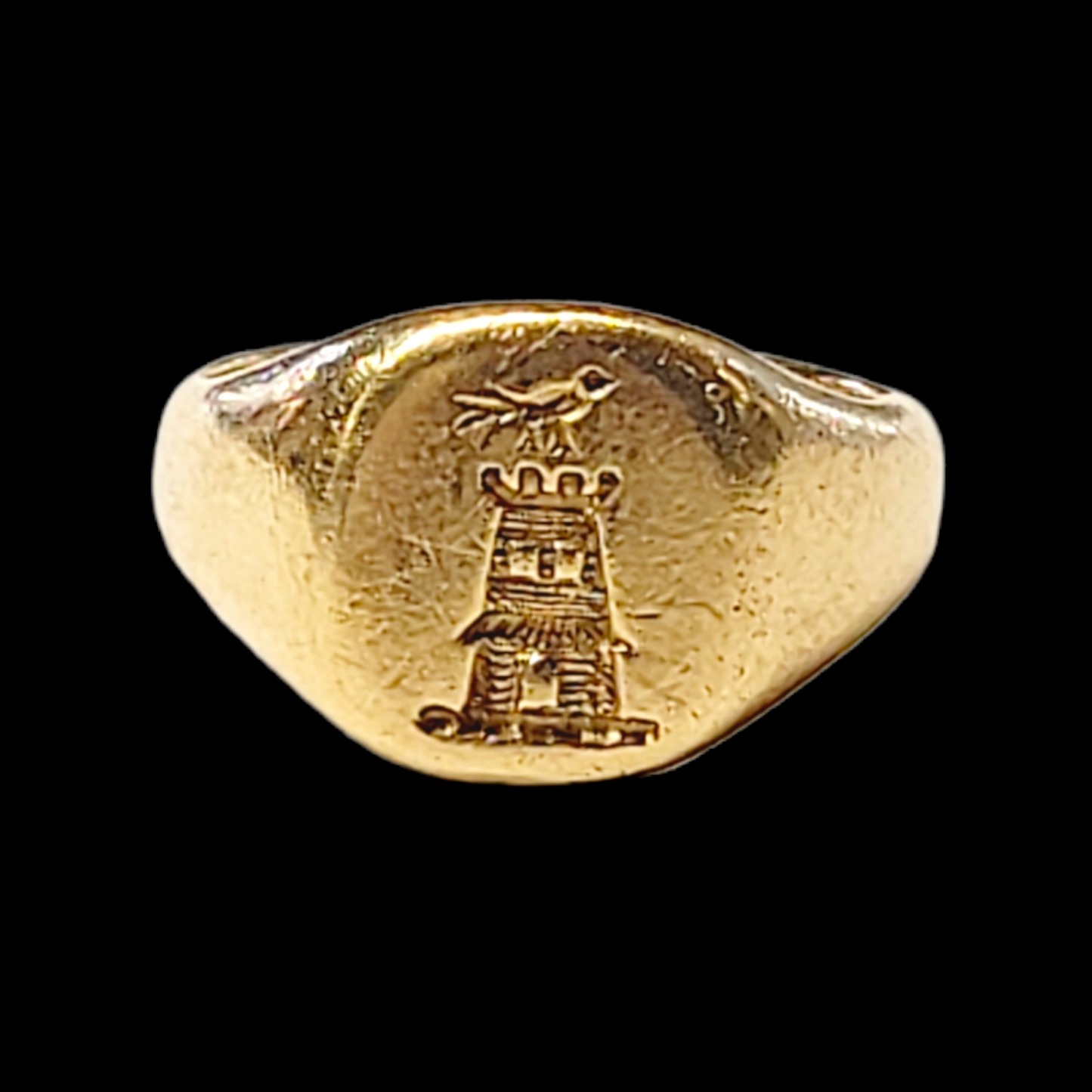 22ct gold signet ring