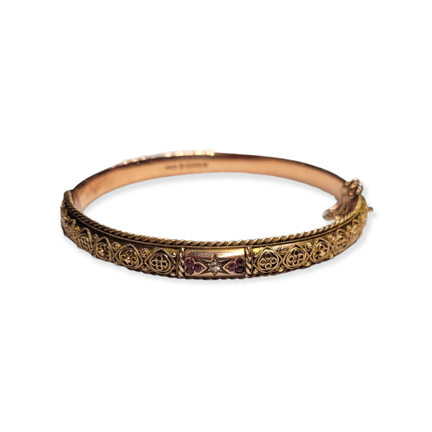 Antique gold bangle