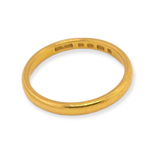 22ct gold wedding band
SKU: 6288