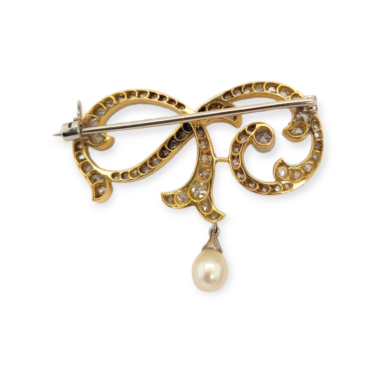 Edwardian diamond and pearl pin
SKU: 6408