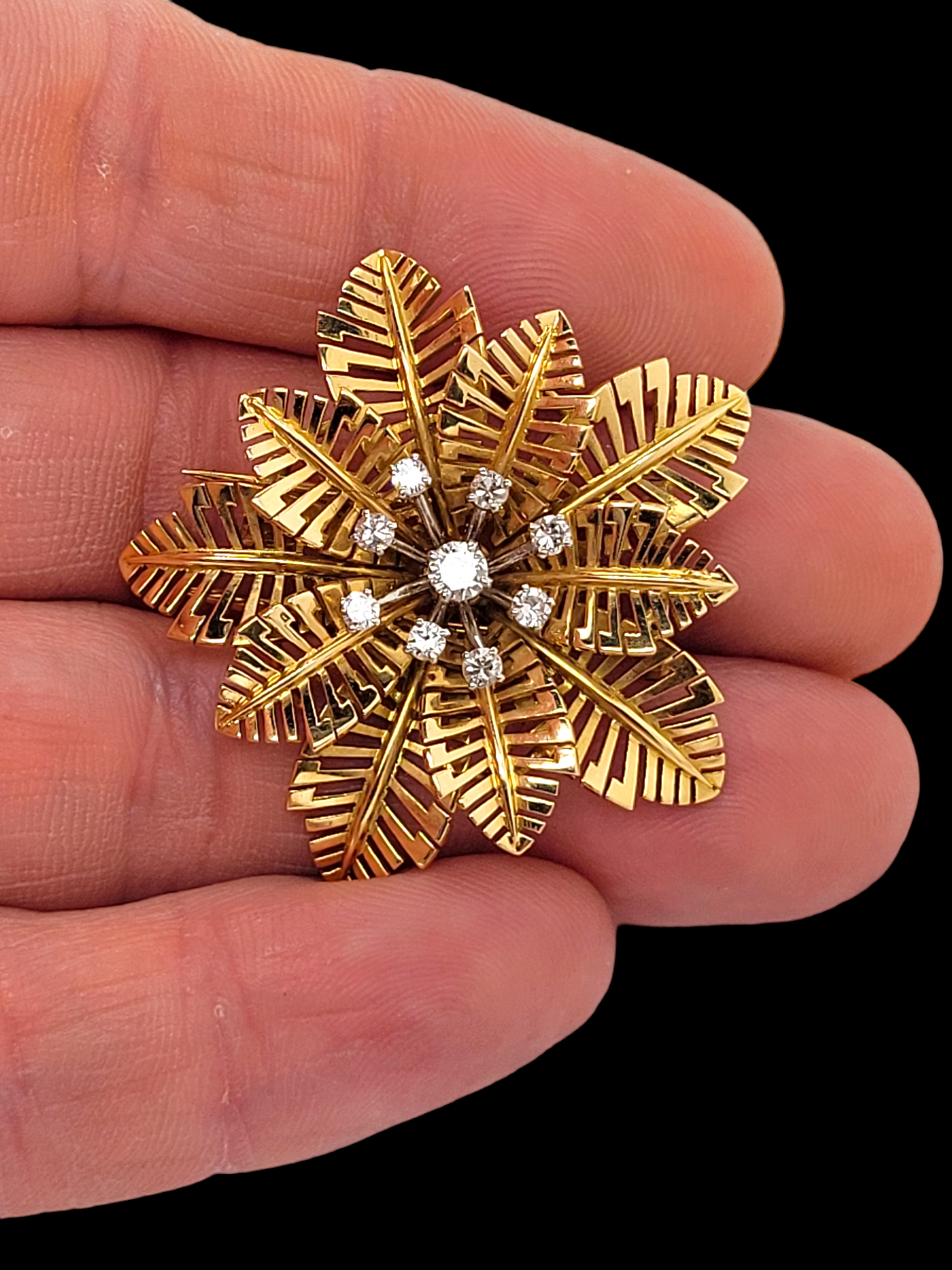 1960's stylised flower clip
SKU: 6423
