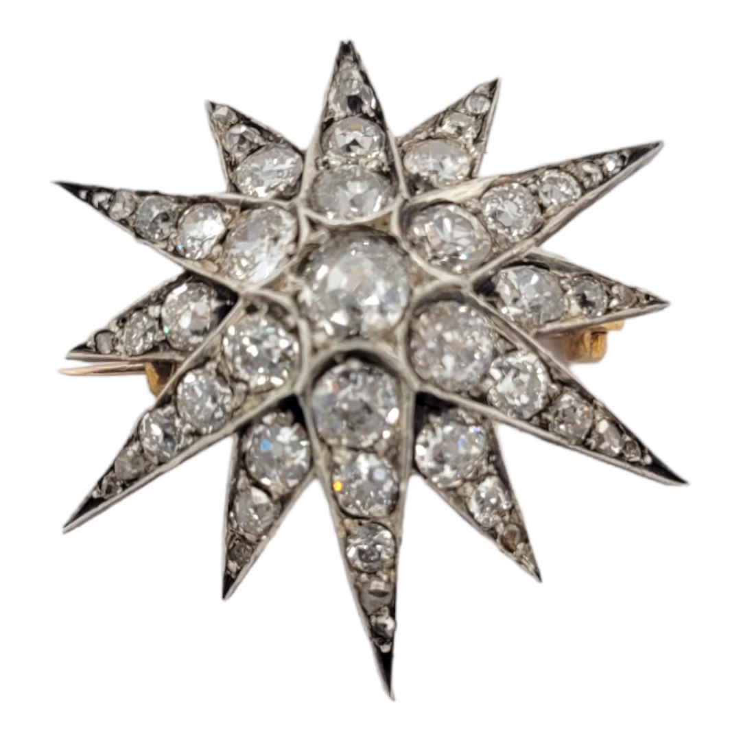 Antique diamond star brooch
SKU: 6418