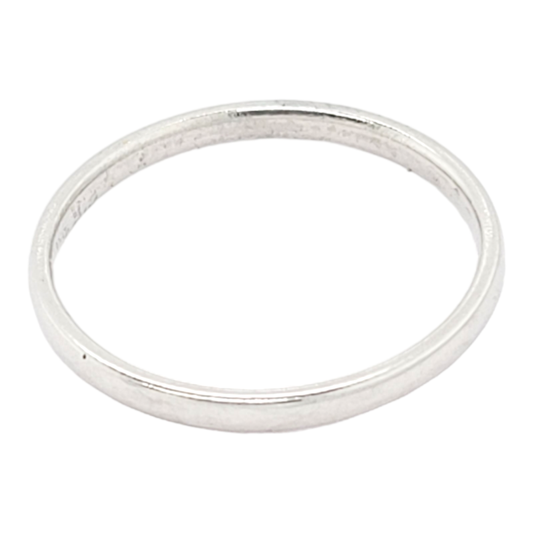 Art deco 1920s platinum wedding band
SKU: 6478