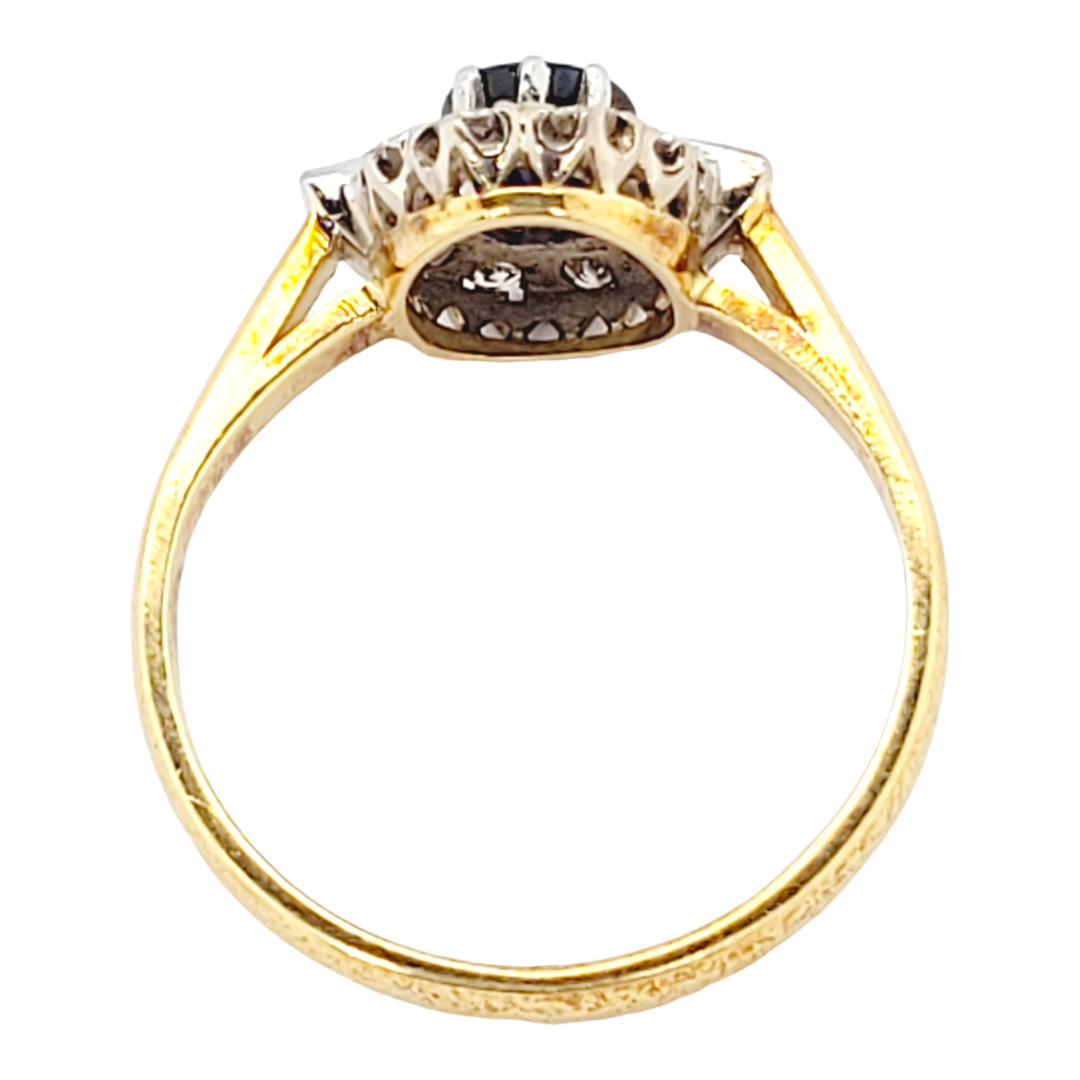 Vintage sapphire and diamond cluster ring
SKU: 6517