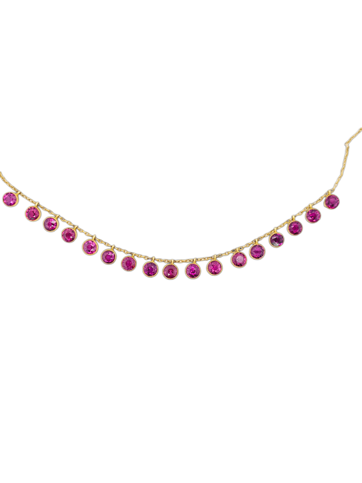 Antique Rhodalite garnet necklace
SKU: 6599