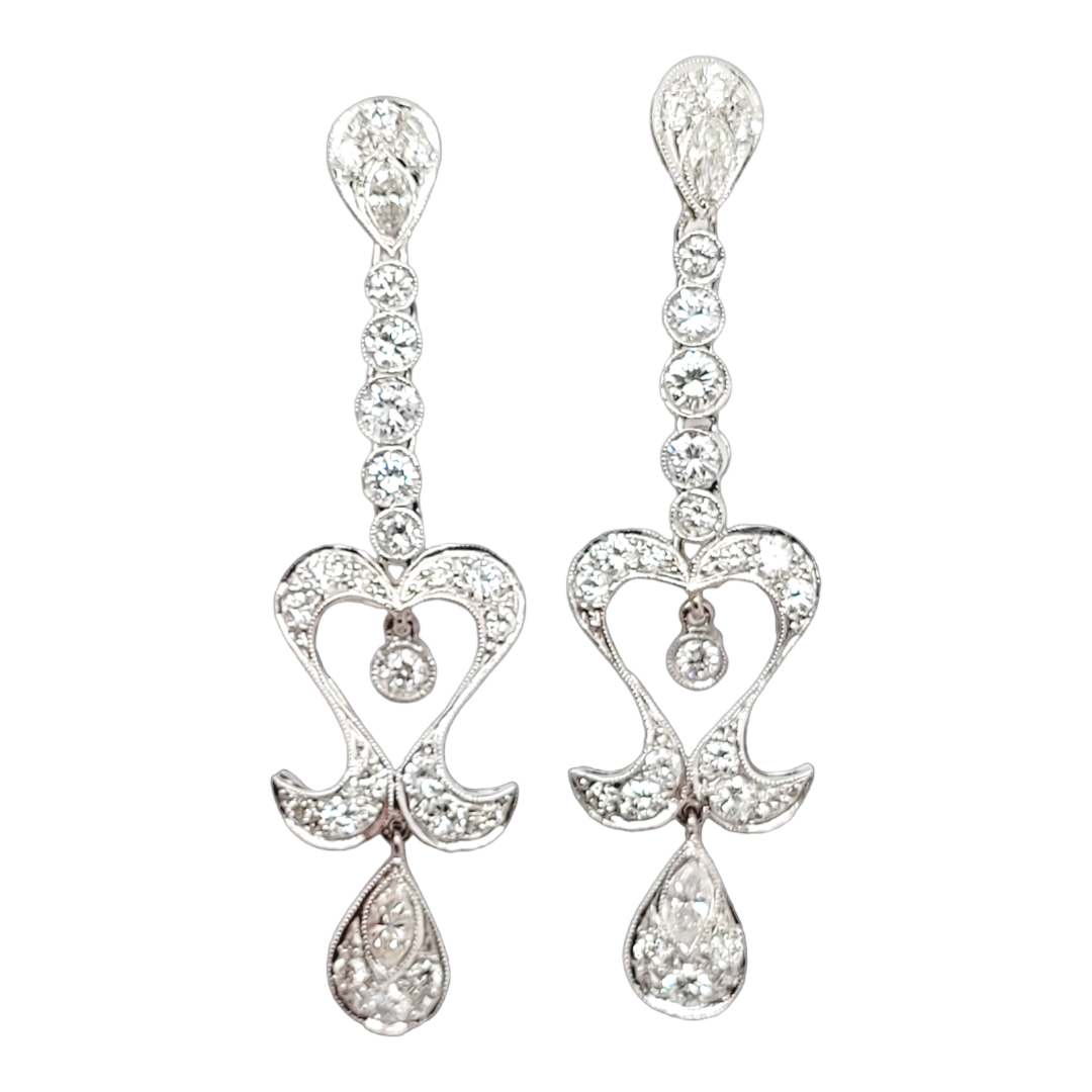 Diamond drop earrings
SKU: 6543