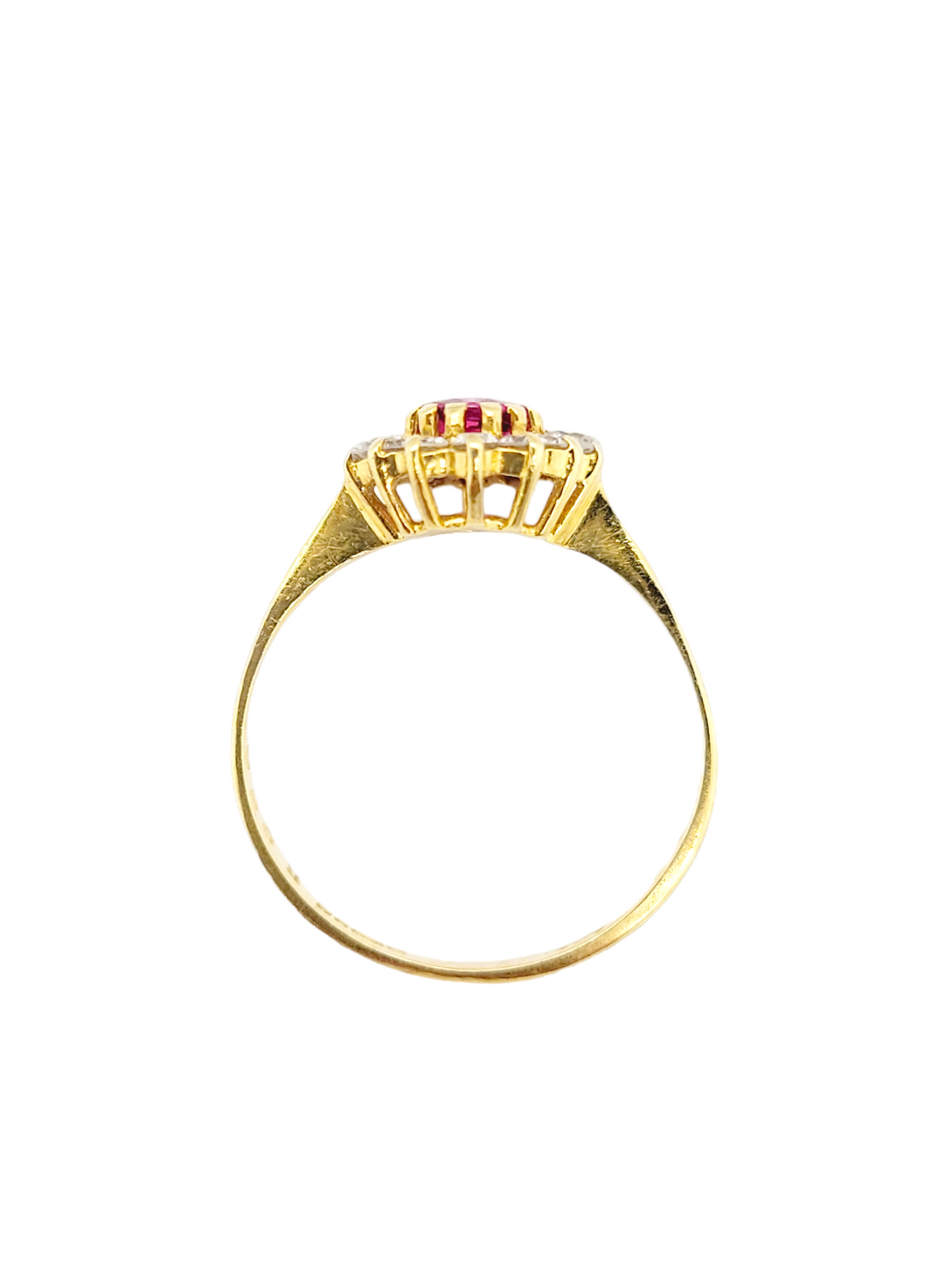 Ruby and diamond cluster ring
SKU: 6681