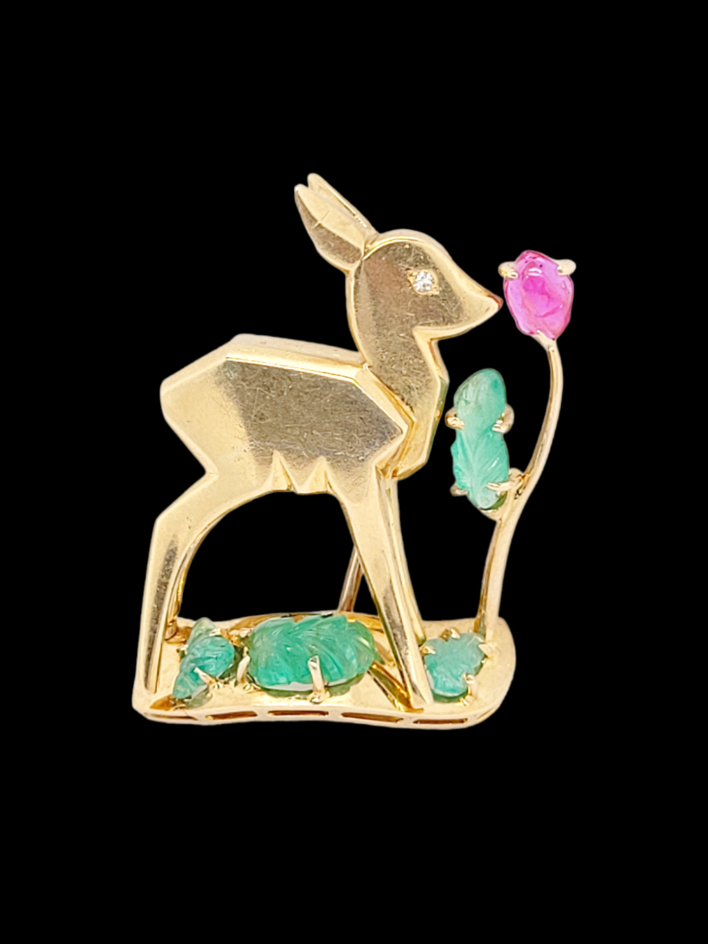 Vintage French stylised Bambi brooch
SKU: 6763