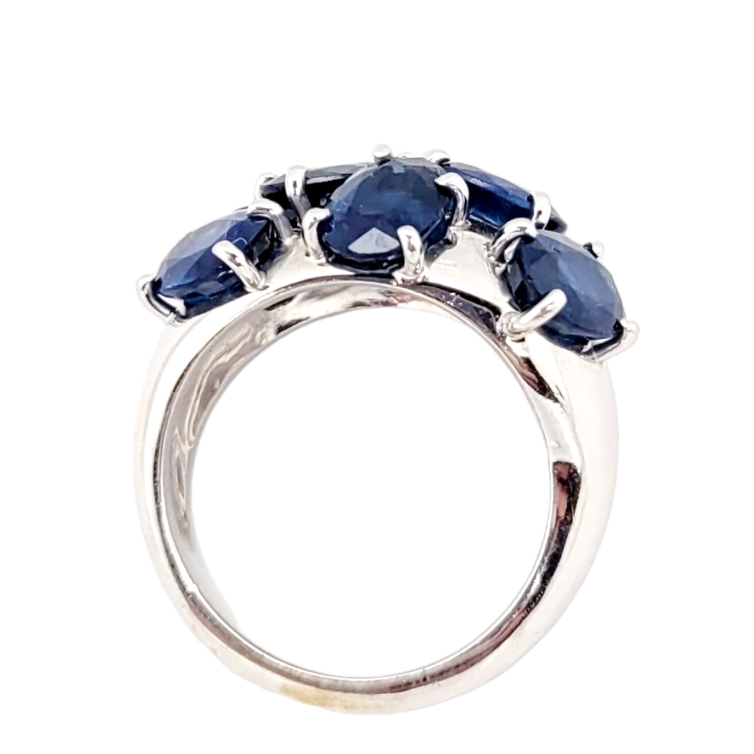 Vintage French sapphire and diamond dress ring
SKU: 6843