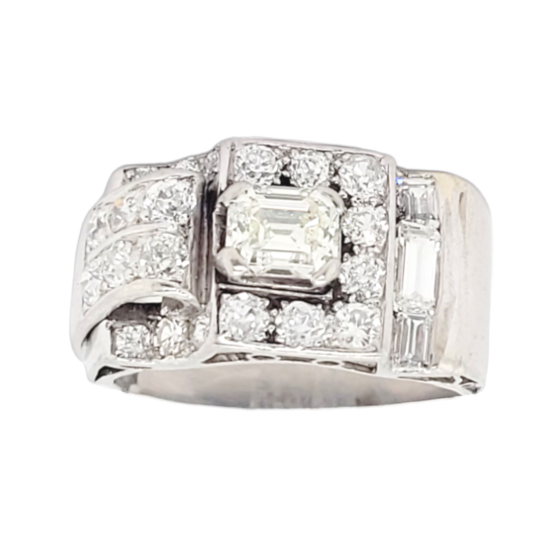 Art deco 1940's diamond dress ring
SKU: 6891