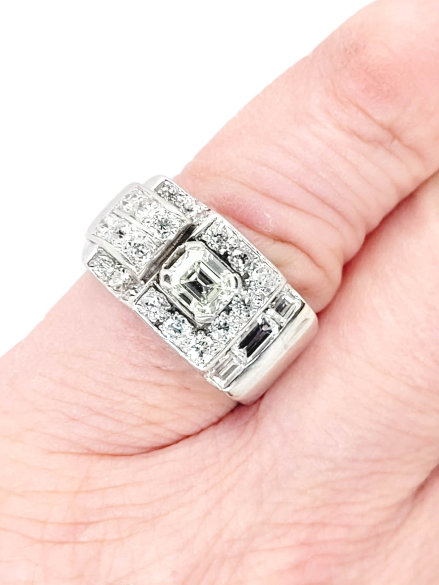 Art deco 1940's diamond dress ring
SKU: 6891