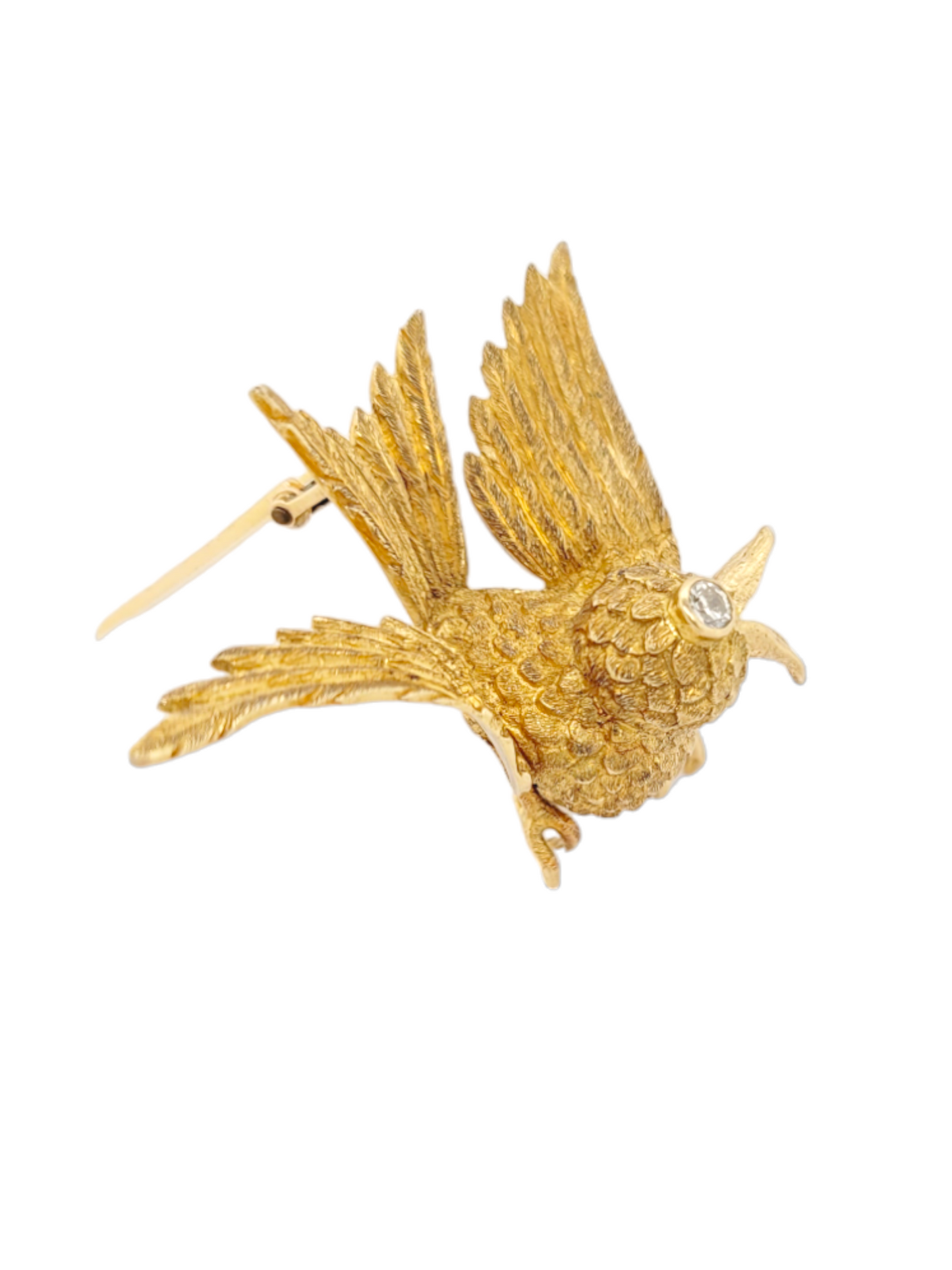 Vintage 18ct gold and diamond bird brooch
SKU: 6911