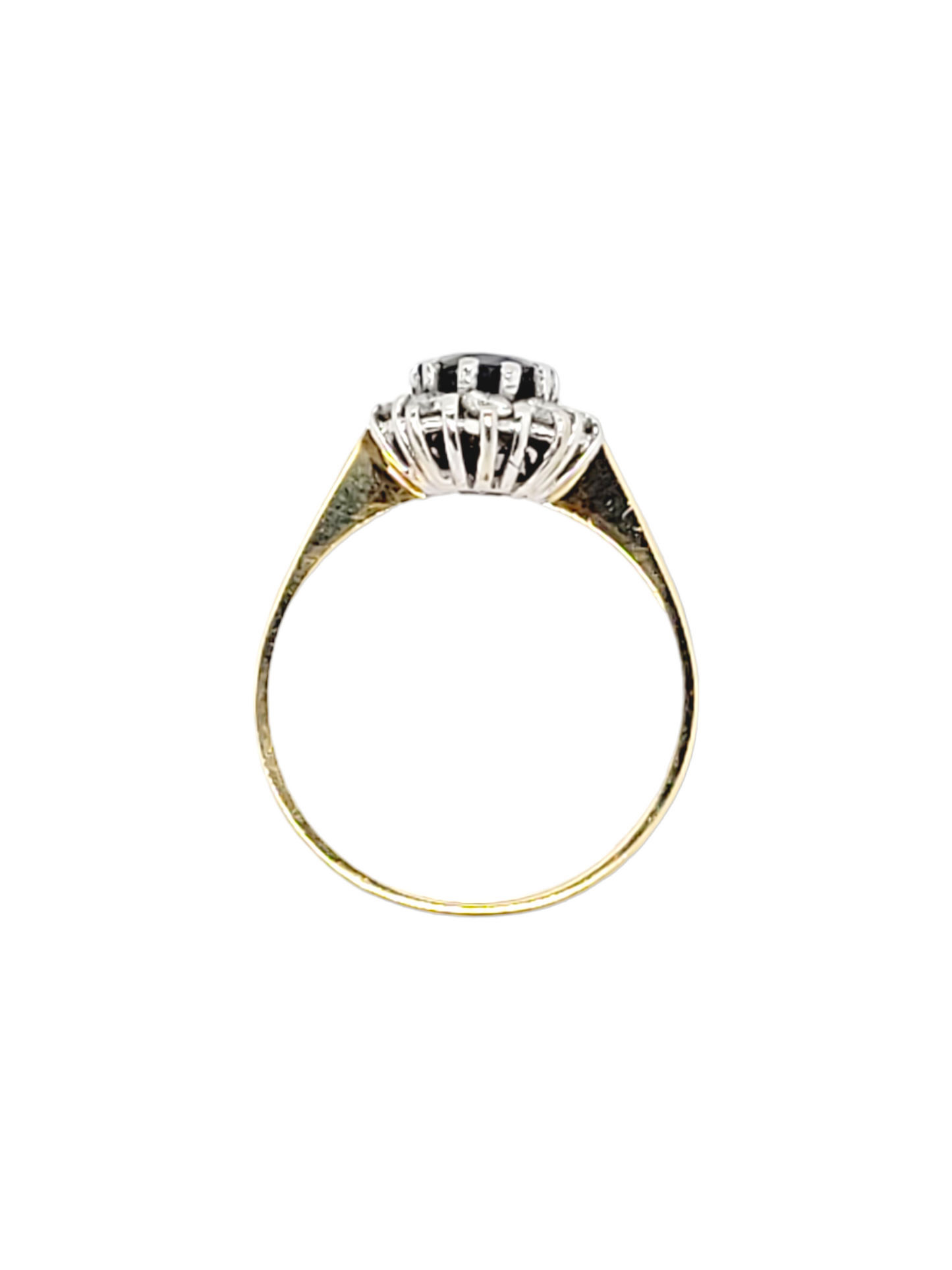 Sapphire and diamond cluster engagement ring
SKU: 6917