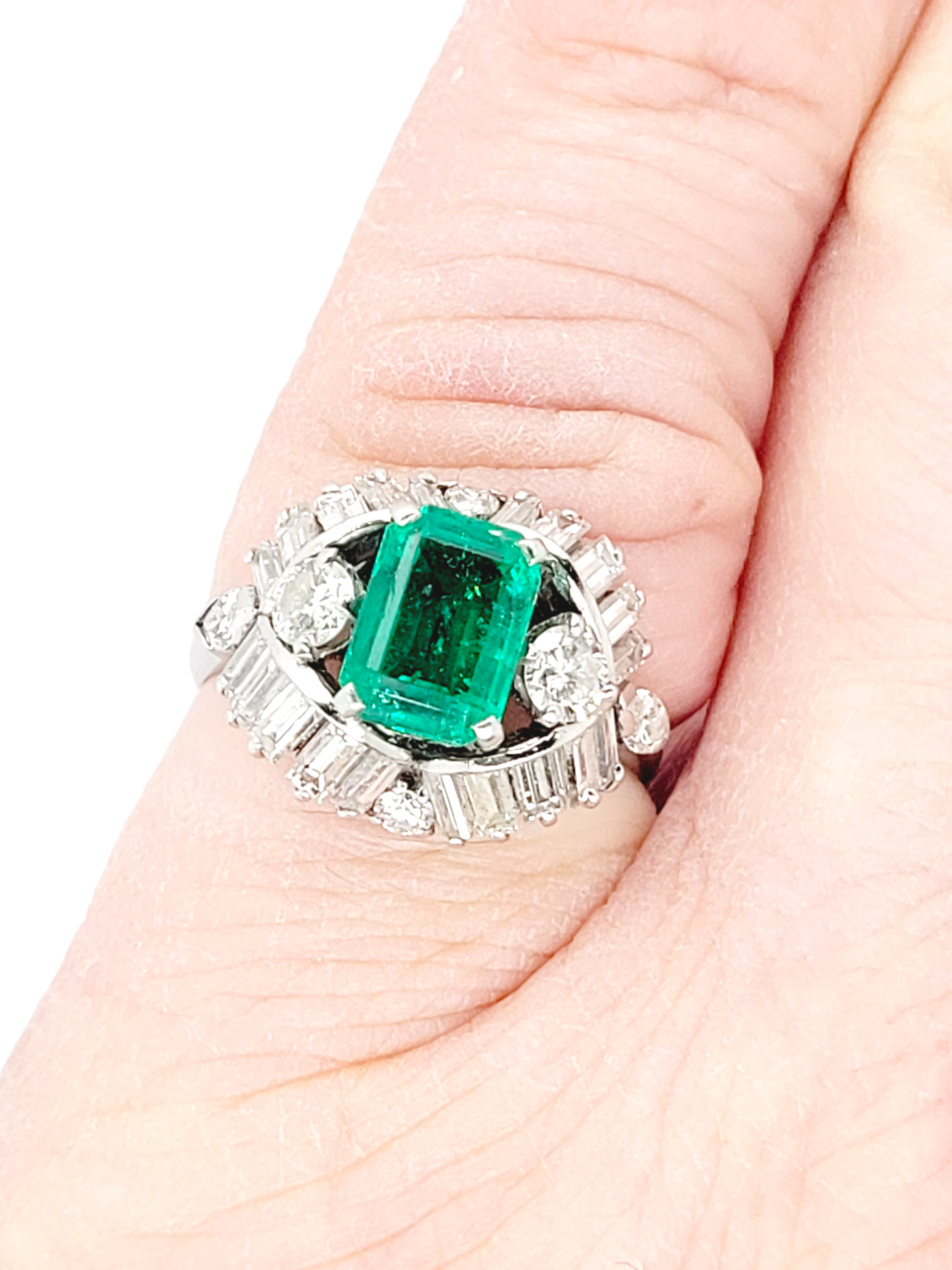 Vintage Boucheron emerald and diamond ring
SKU: 5557