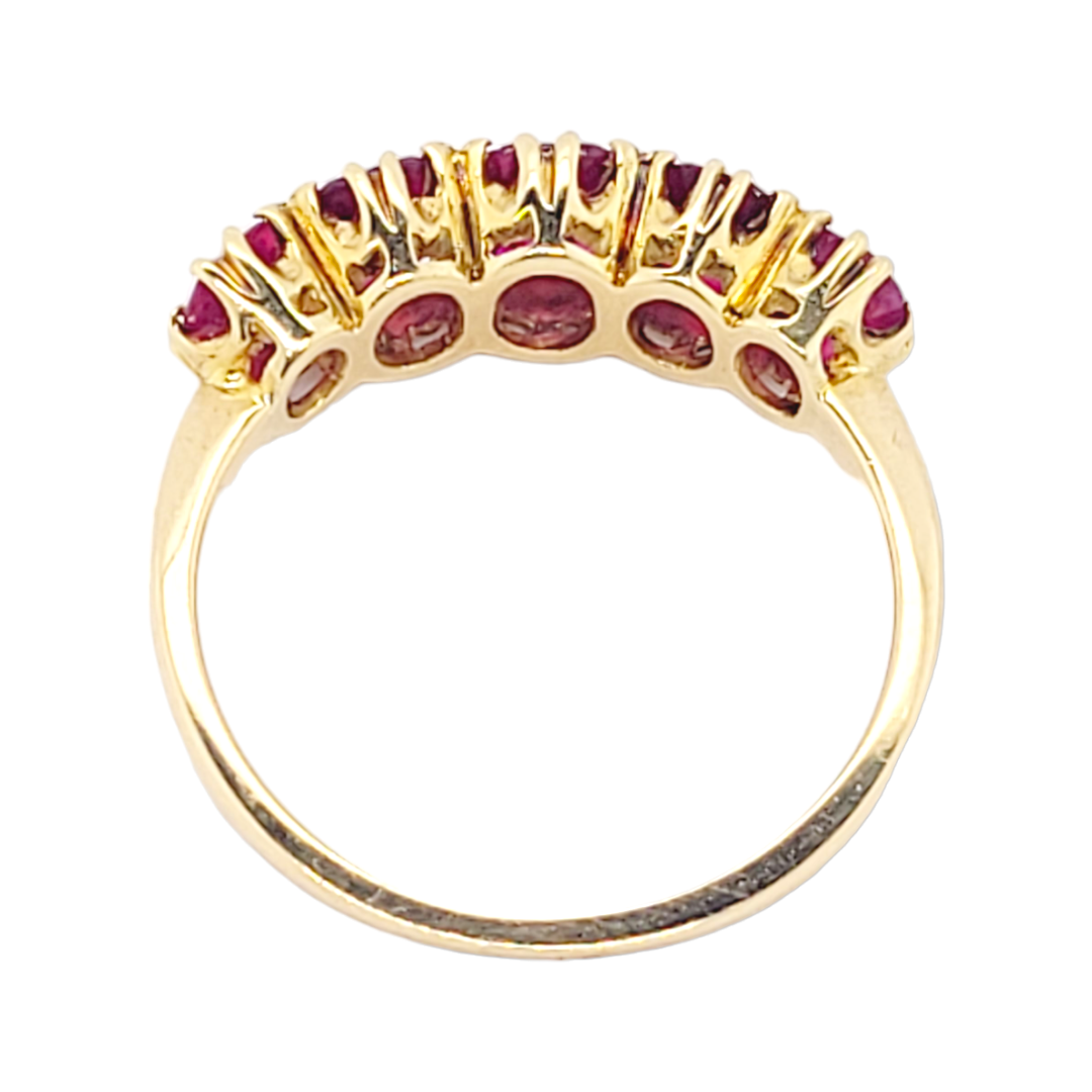 Antique gem ruby five stone ring
SKU: 6939
