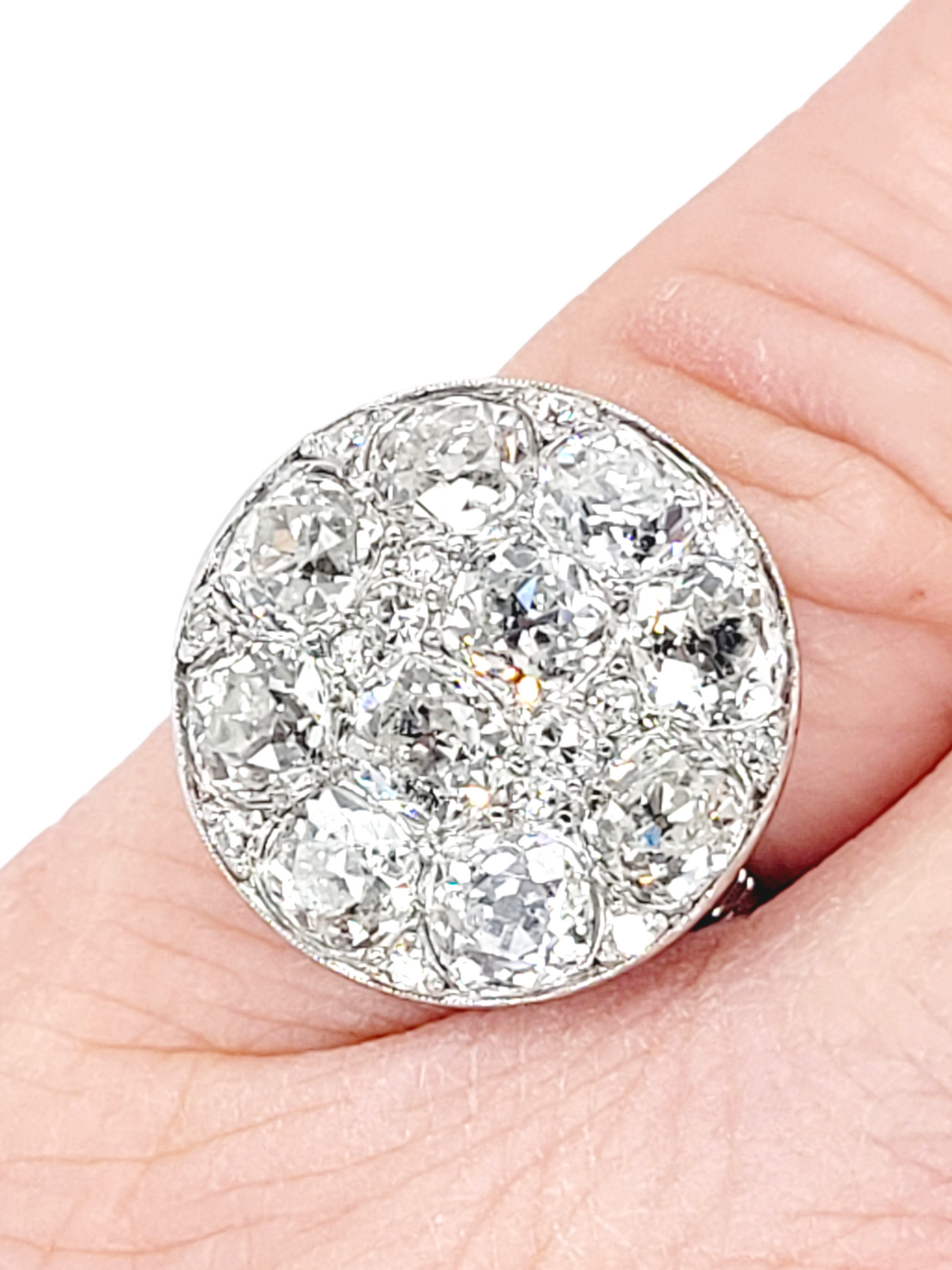 Blinding! Old mine cut art deco diamond ring, must see
SKU: 6944