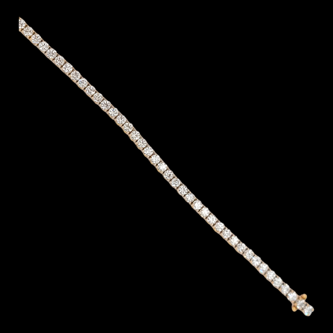 5.66ct Brilliant cut Diamond 18ct Yellow Gold Tennis Bracelet
SKU: 7003