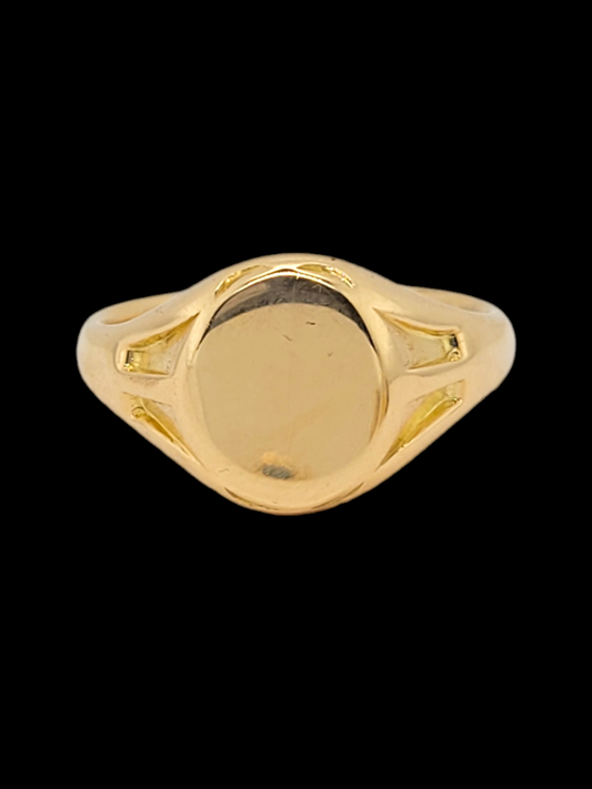Heavy gauge 18ct gold signet ring
SKU: 7079