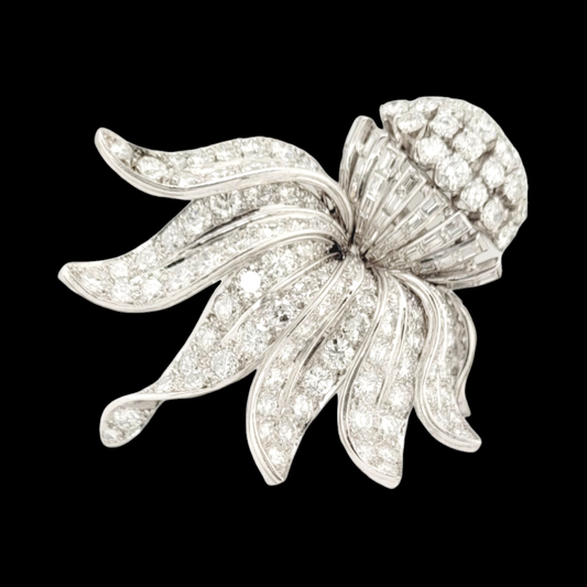 Art deco diamond flower brooch
SKU: 7087