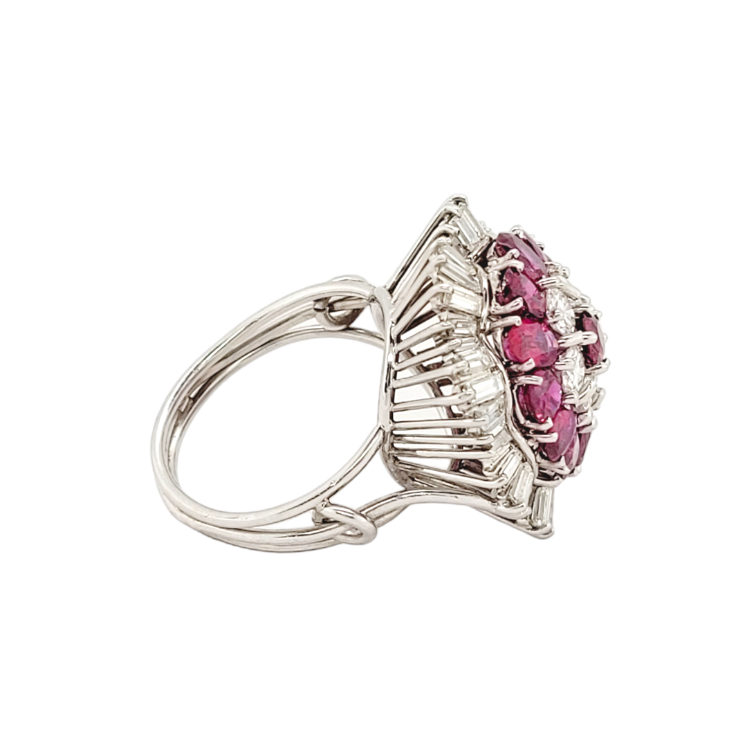 Knock out ruby and diamond ballerina dress ring
SKU: 7097