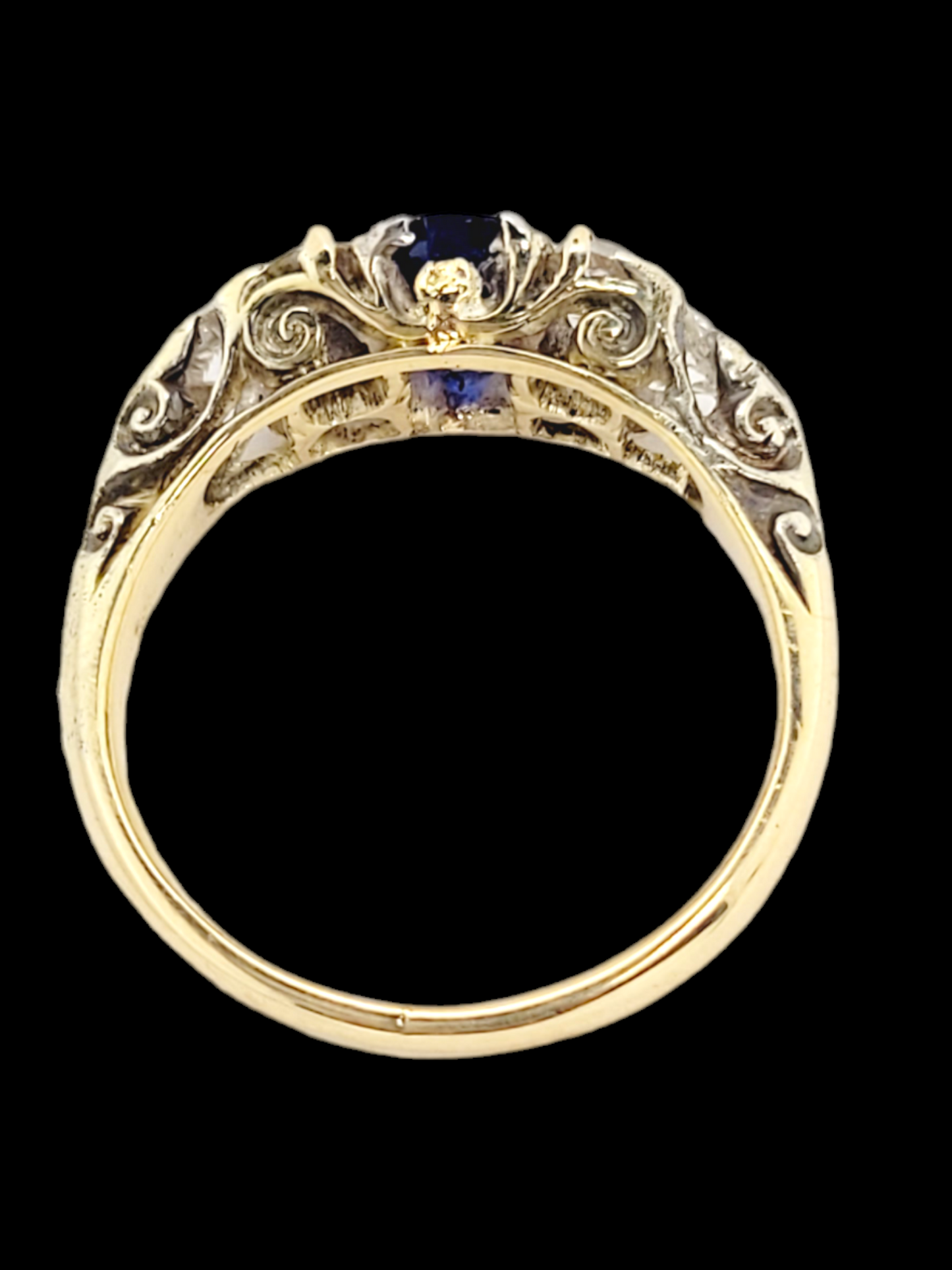 Antique sapphire and diamond engagement ring
SKU: 7214