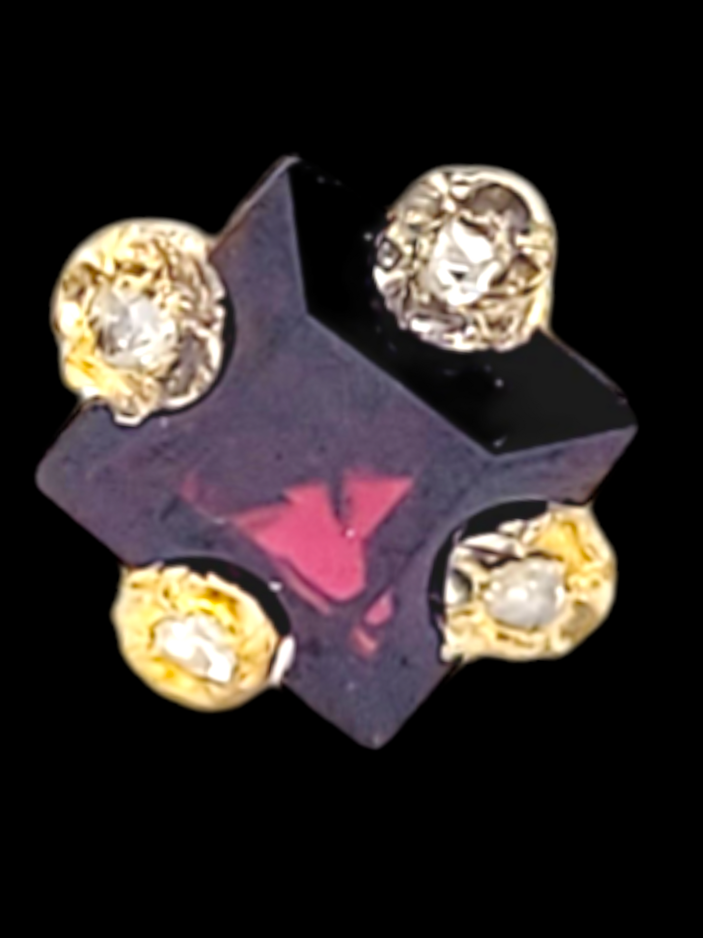 Pair of antique garnet and diamond earrings
SKU: 7210