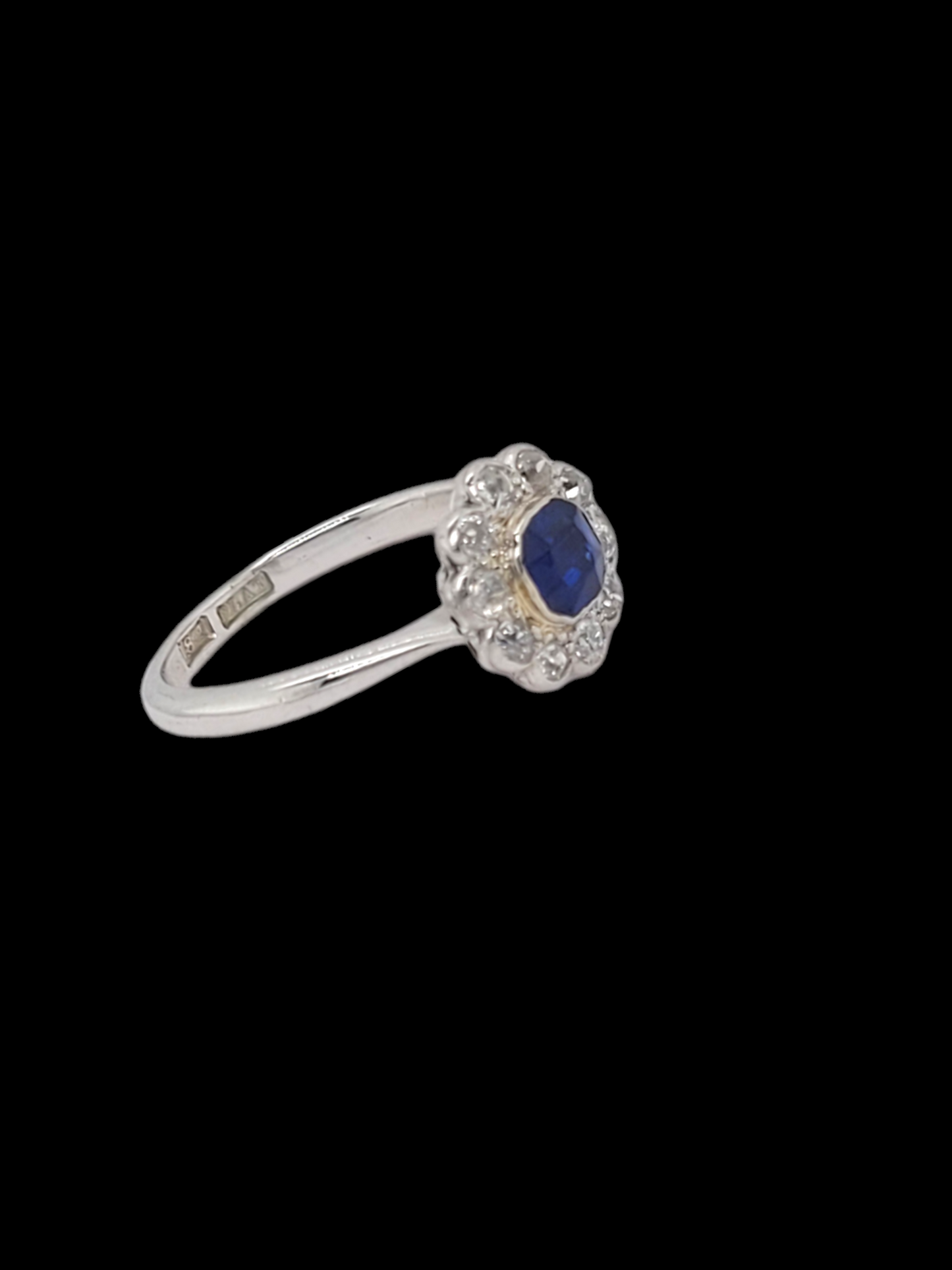 Antique sapphire and diamond daisy cluster ring
SKU: 7223