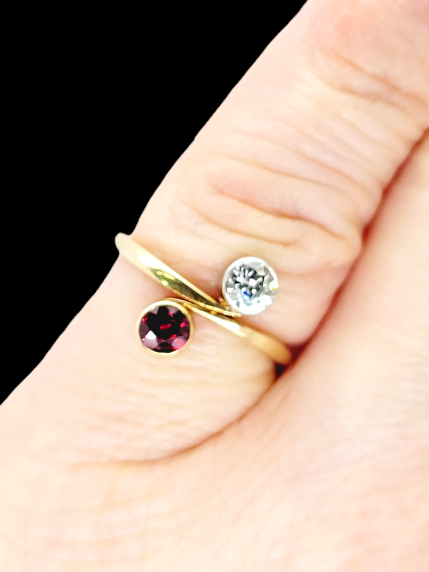 Antique Art Nouveau Ruby and Diamond Moi et Toi ring
SKU: 7270