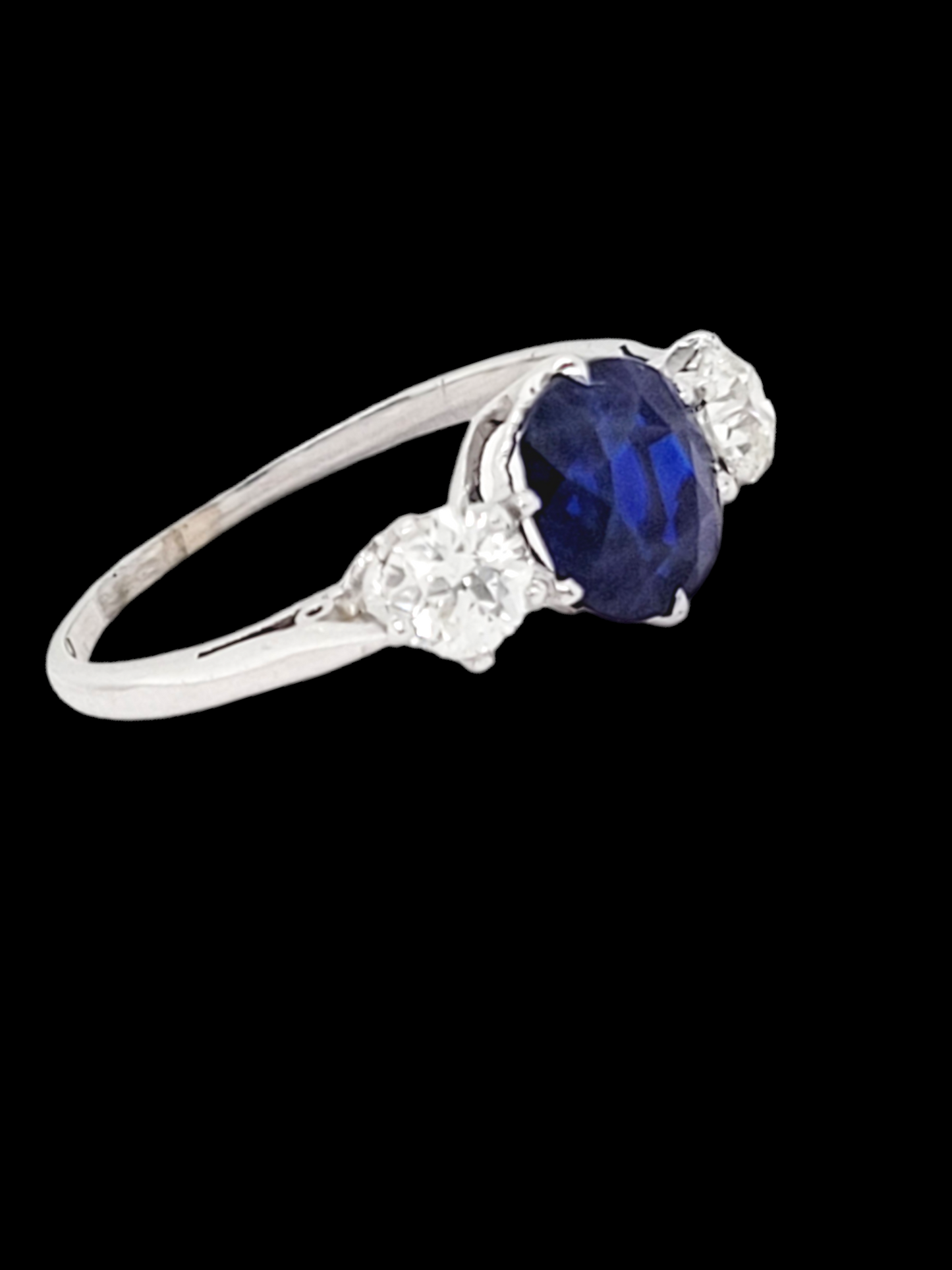 Art deco sapphire and diamond engagement ring
SKU: 7283