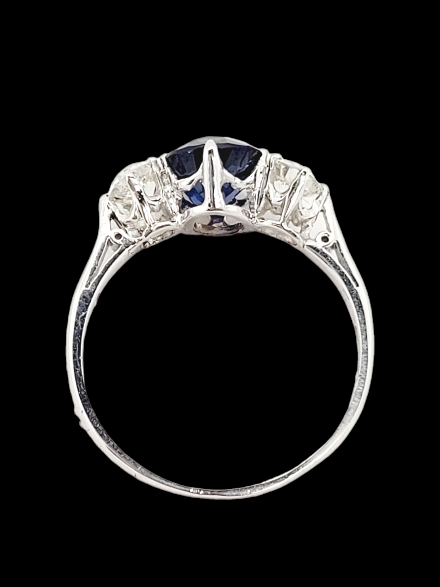 Art deco sapphire and diamond engagement ring
SKU: 7283