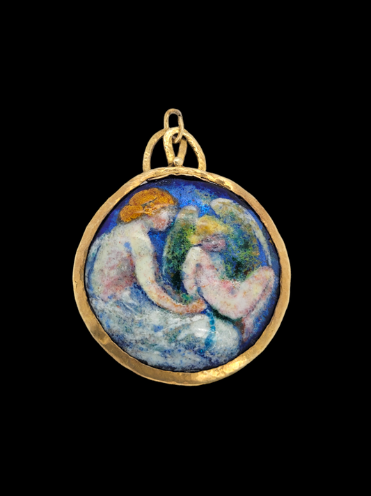 Guild of Artists enamel arts and crafts pendant
SKU: 7290