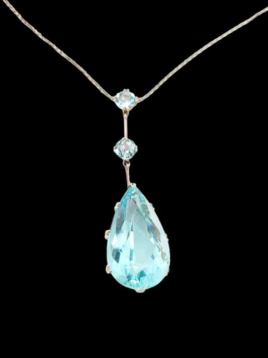 Edwardian Aquamarine pendant
SKU: 7296