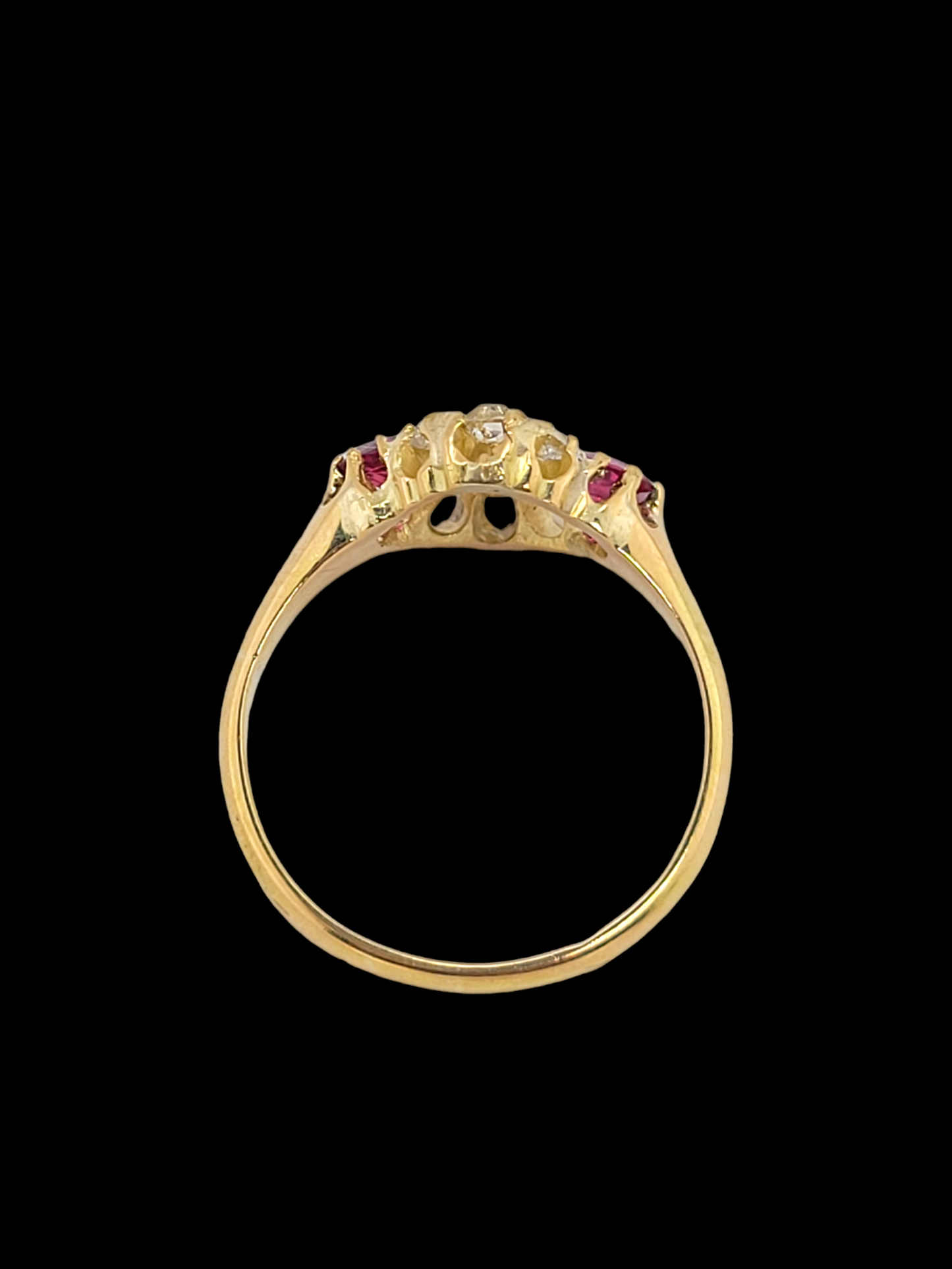 19th century gem ruby and diamond ring
SKU: 7317