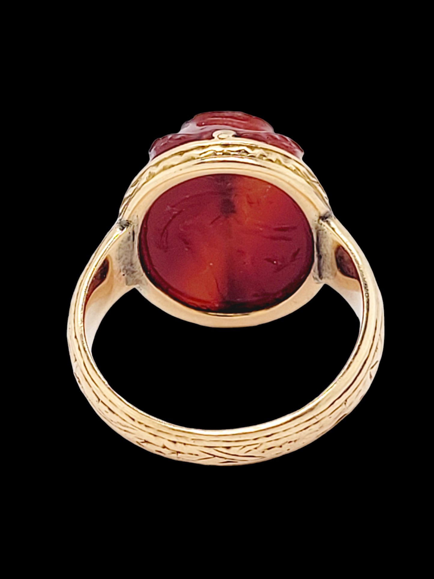 19th century archaeological cornelian scarab ring
SKU: 7341