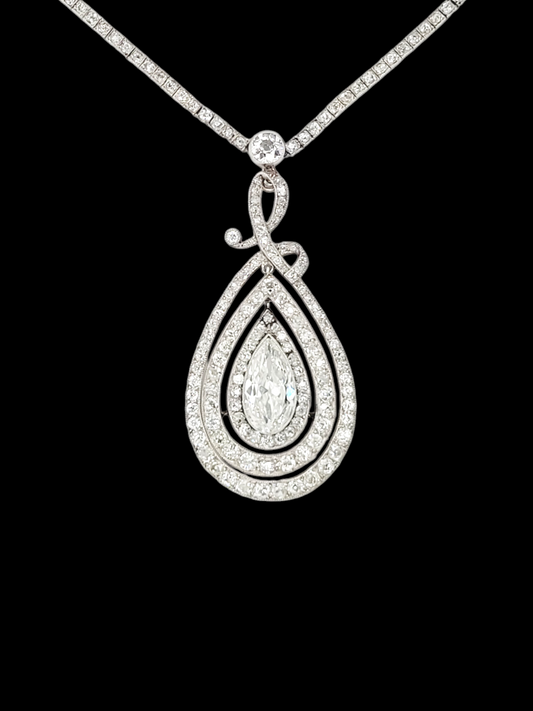 Fine and rare belle epoque diamond necklace
SKU: 7347