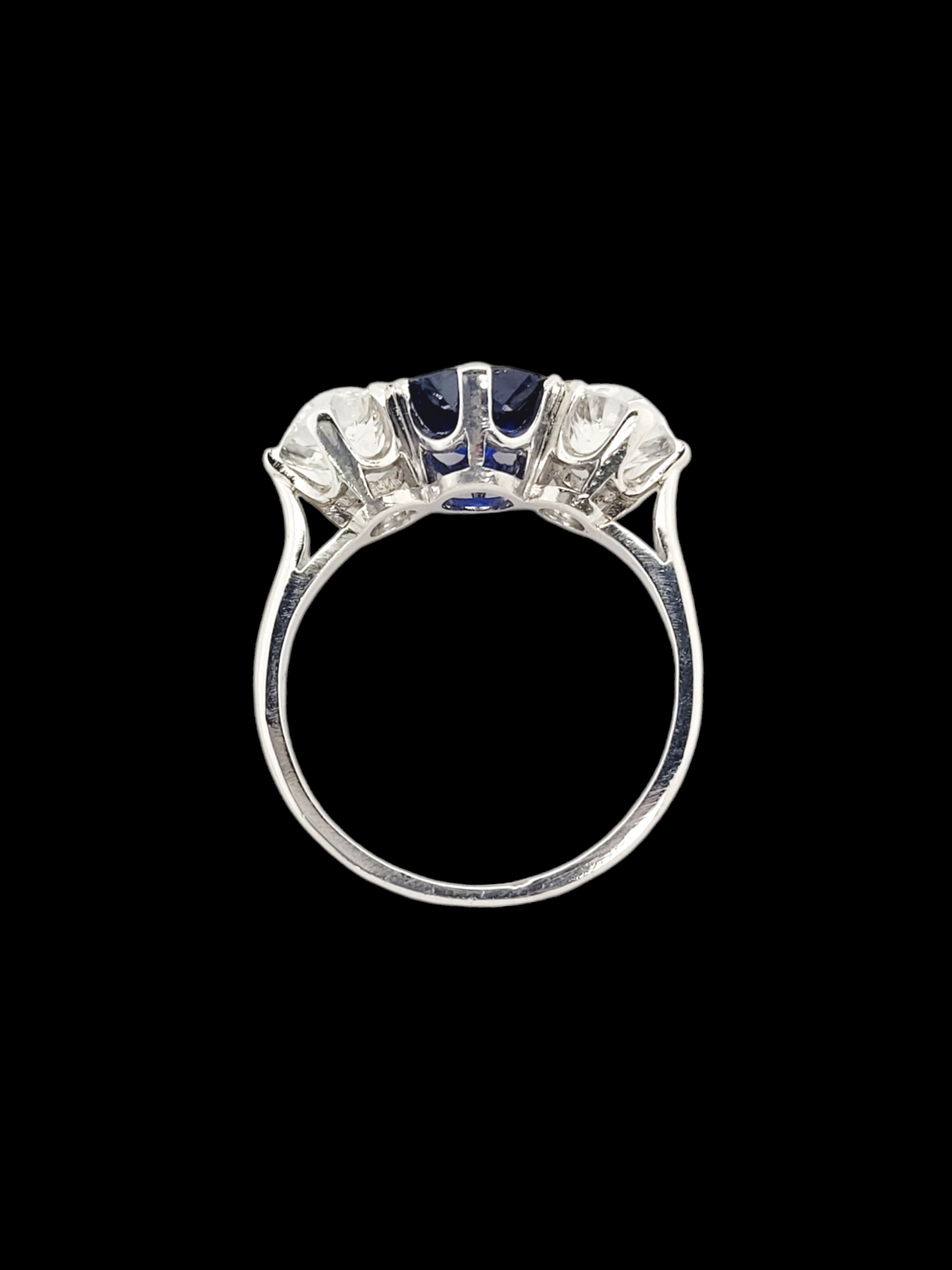 Art deco sapphire and diamond engagement ring
SKU: 7528