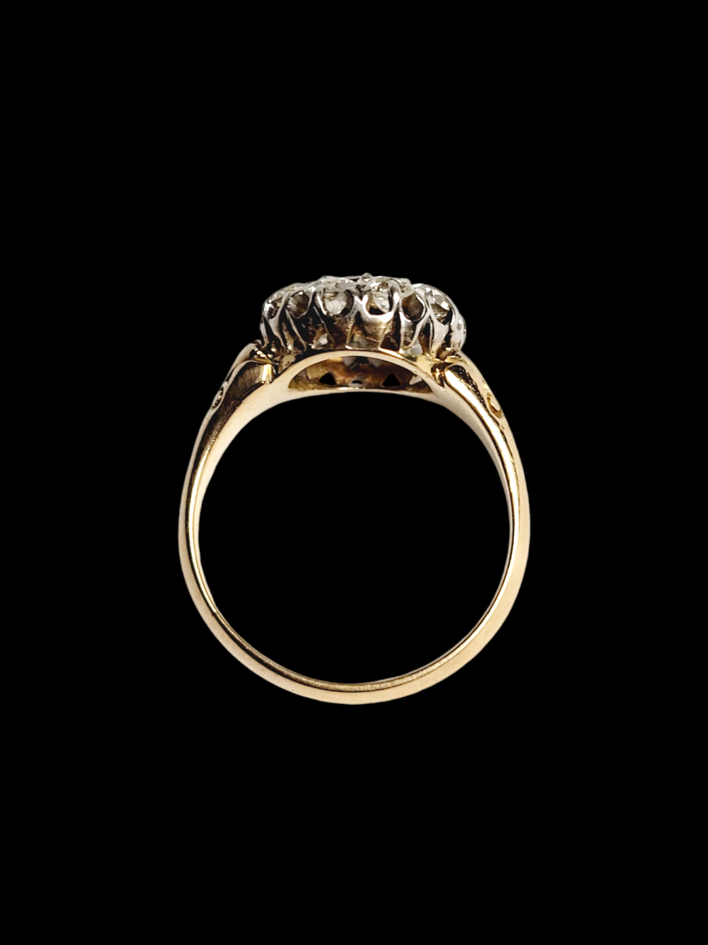 Antique Ruby and diamond cluster ring
SKU: 7533
